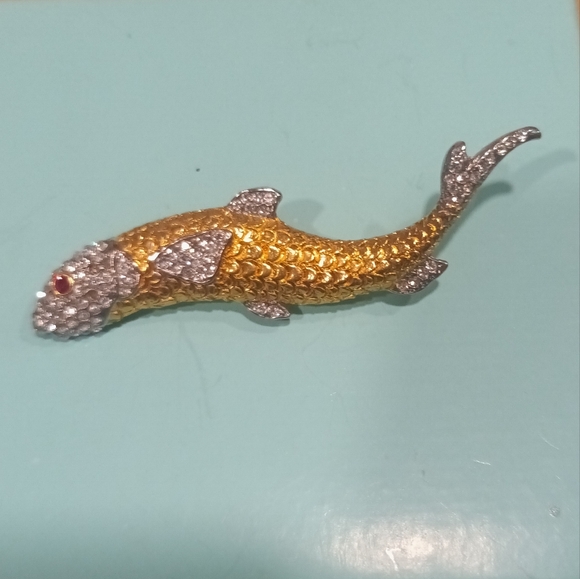 Rare Fish Brooch By MMA Metropolitan Museum of Art - Picture 2 of 14